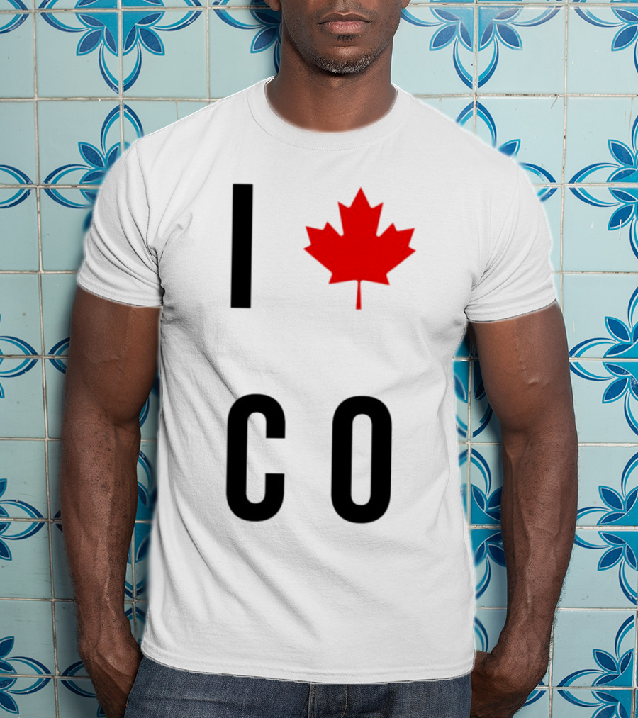 I Love Colorado Maple Leaf Co T-Shirt
