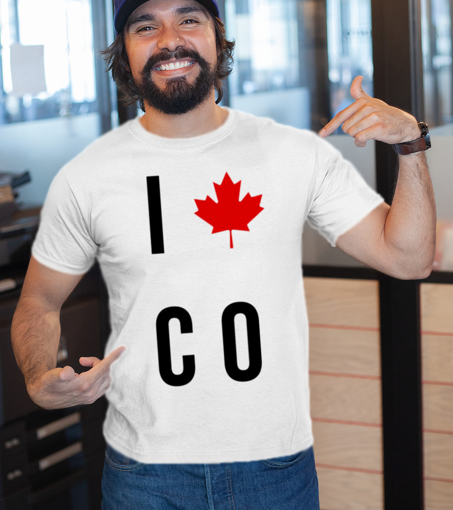 I Love Colorado Maple Leaf Co T-Shirt