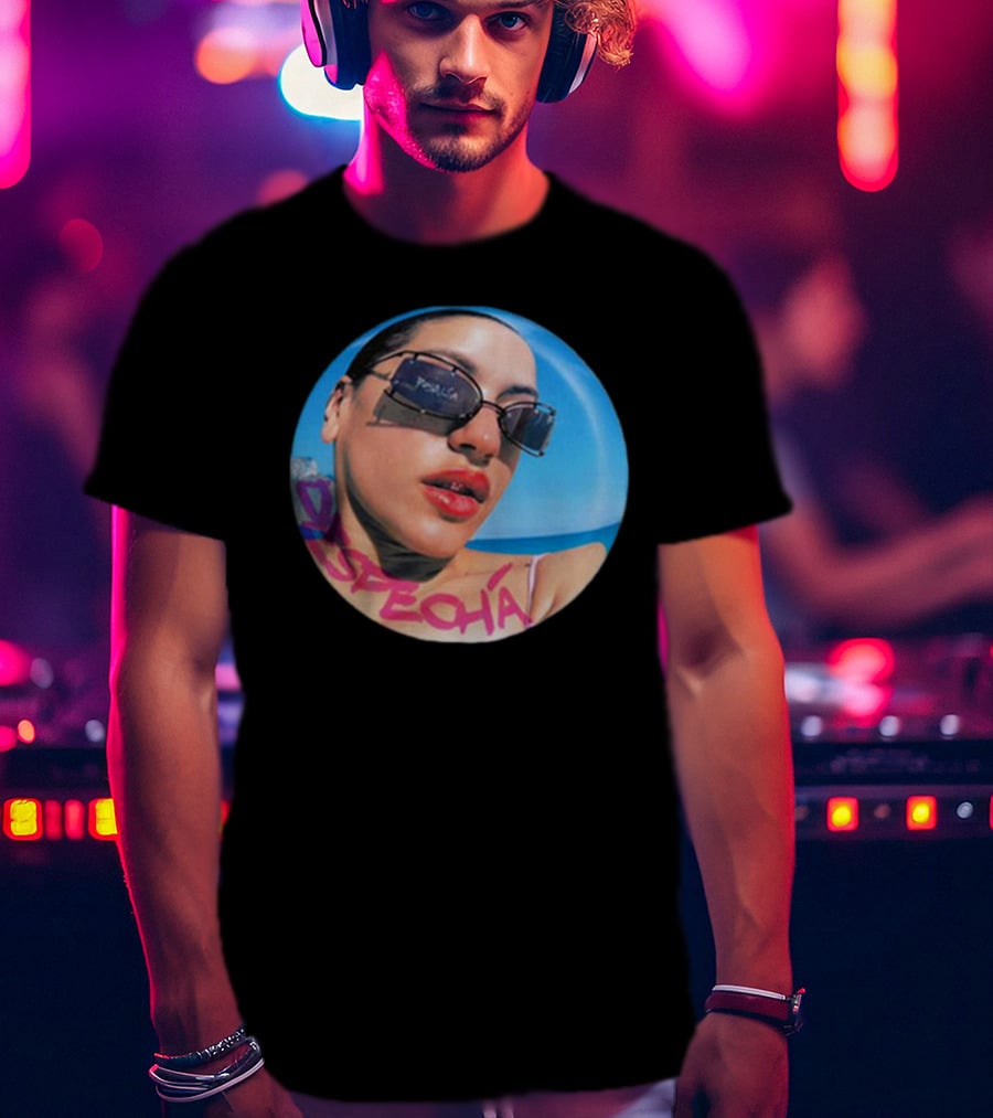 Rosalia Motomami Despecha Sunglasses Beach Vibe T-Shirt