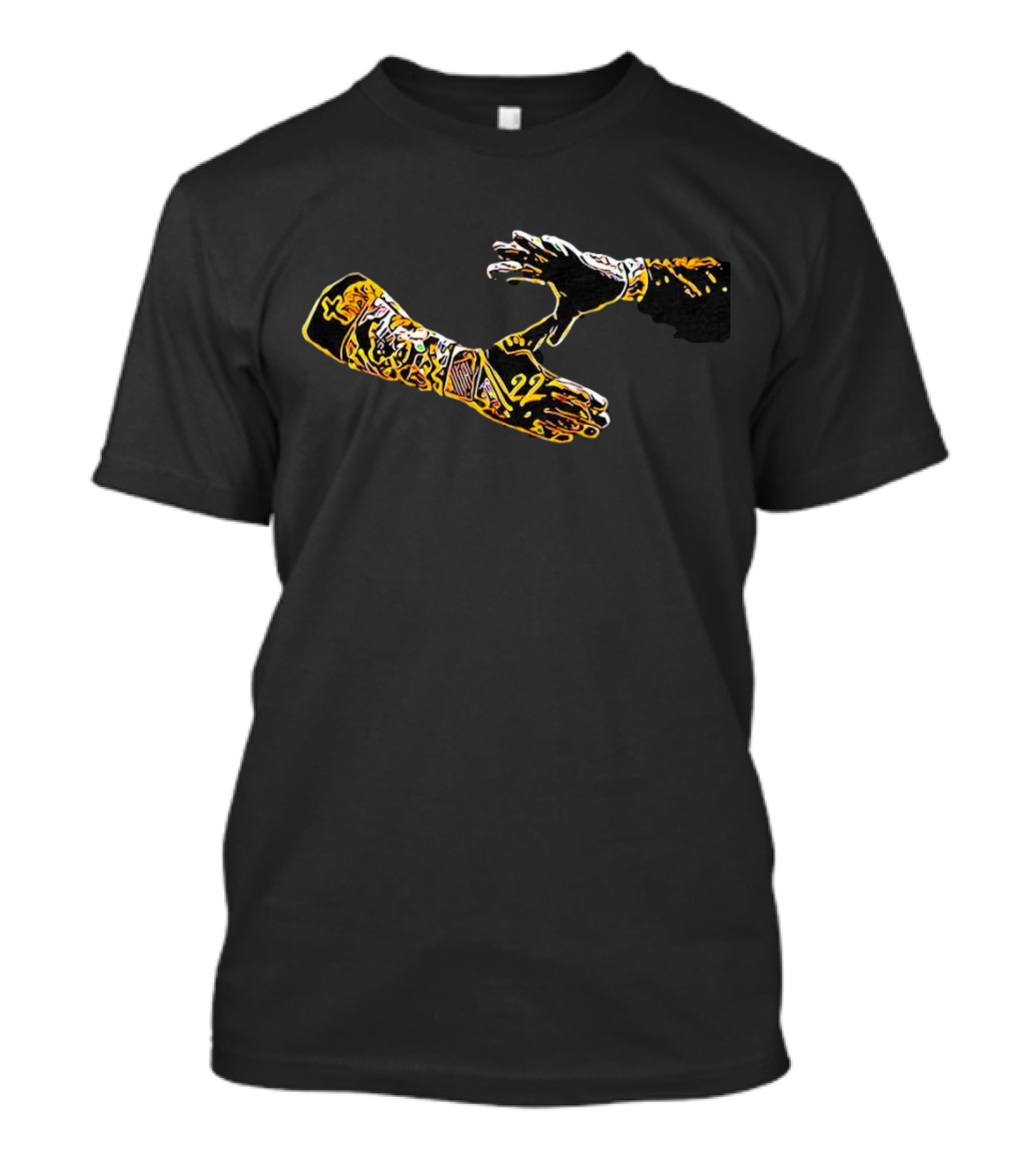 All Hail Zoltan 22 Gloves With Cross And Number T-Shirt