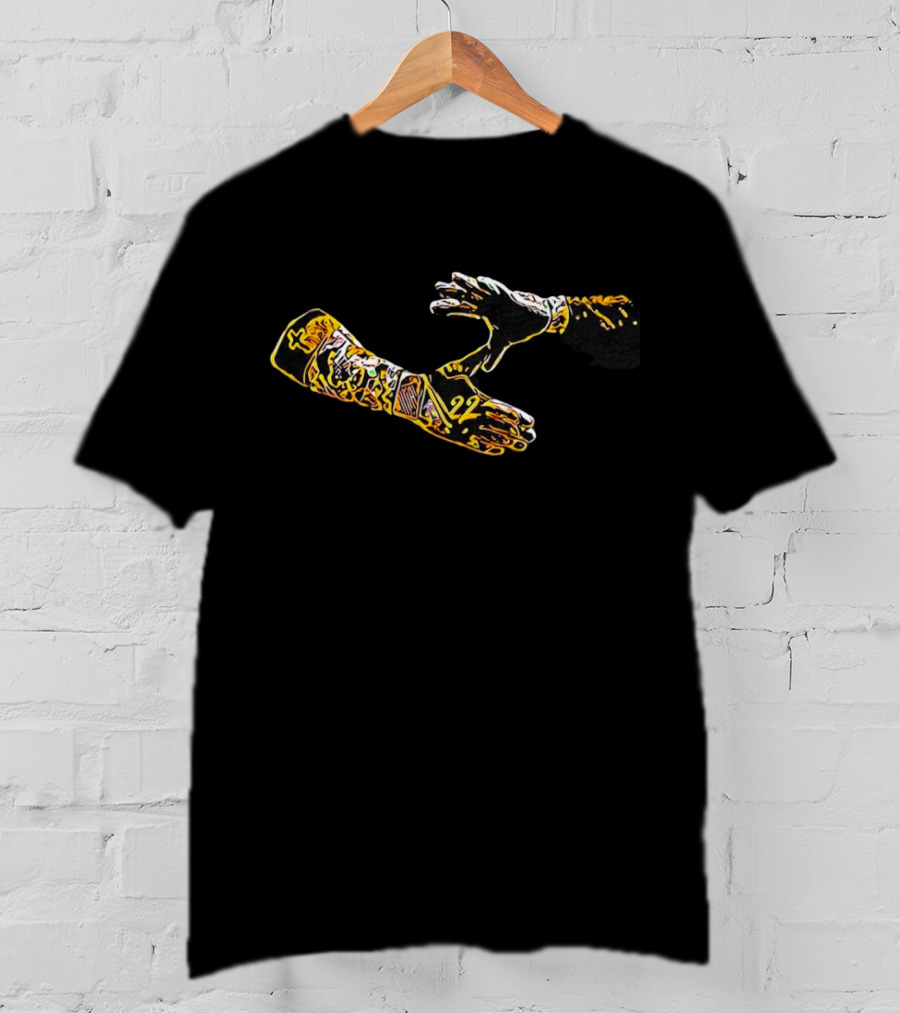 All Hail Zoltan 22 Gloves With Cross And Number T-Shirt
