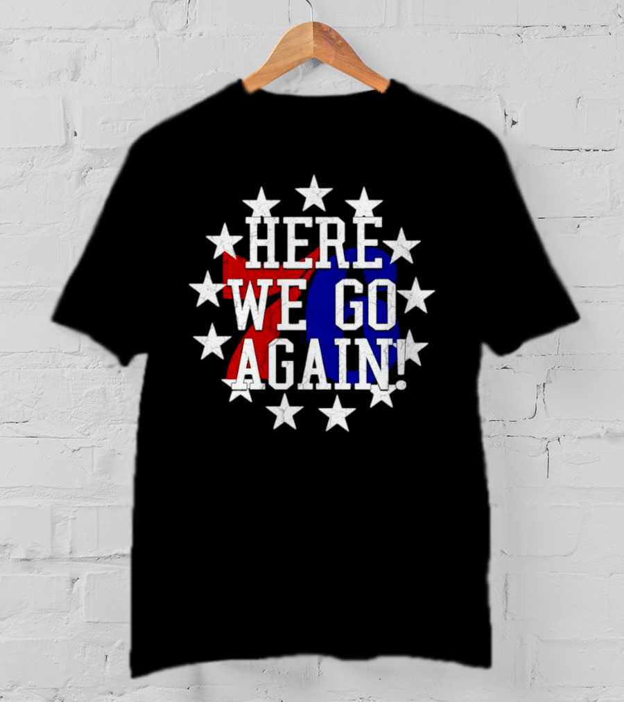 Here We Go Again Philadelphia 76ers Stars T-Shirt