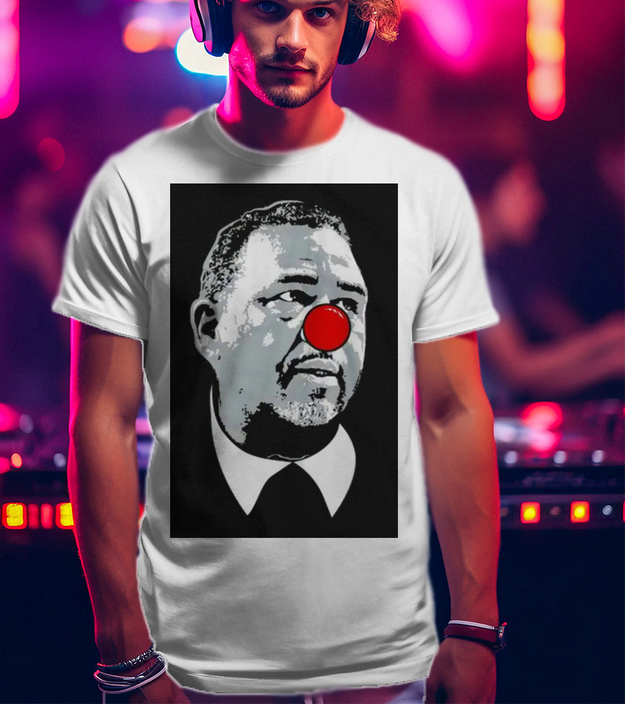 Ed Cooley Clown Red Nose Caricature T-Shirt