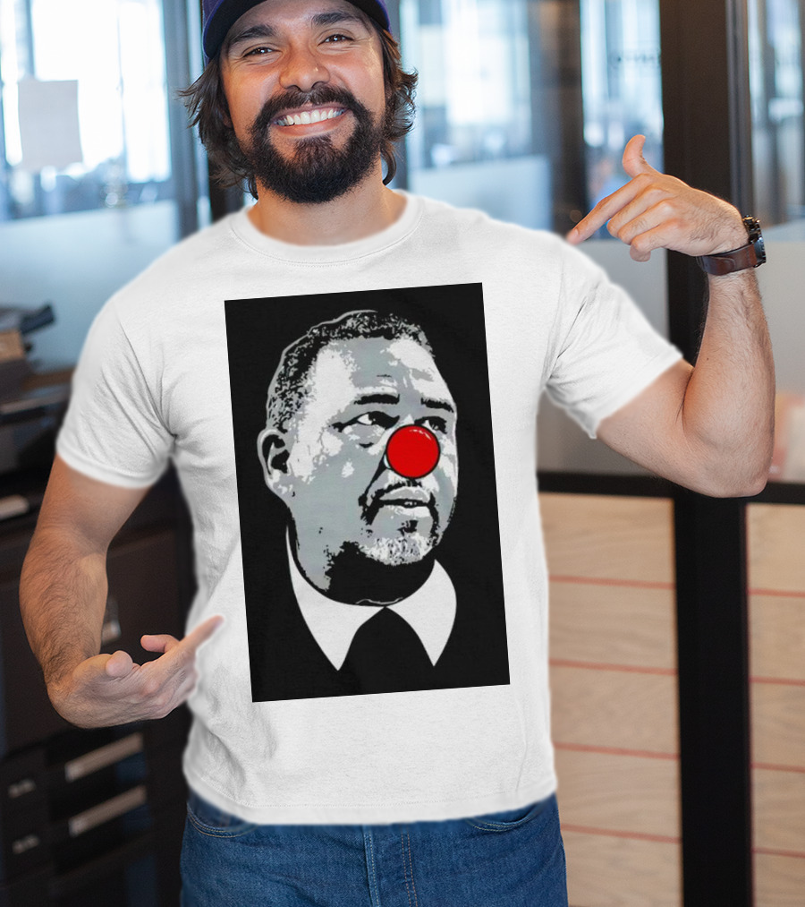 Ed Cooley Clown Red Nose Caricature T-Shirt