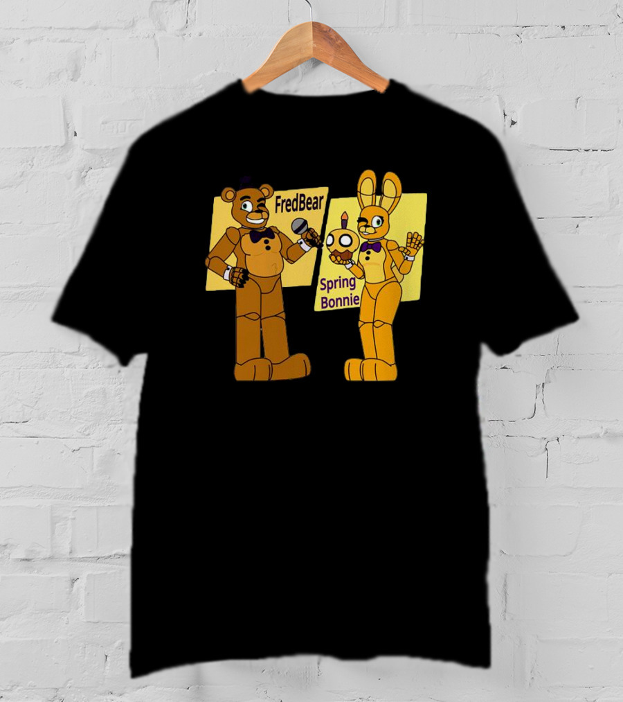 FredBear And Springbonnie Animatronic Duo From Five Nights At Freddy's T-Shirt