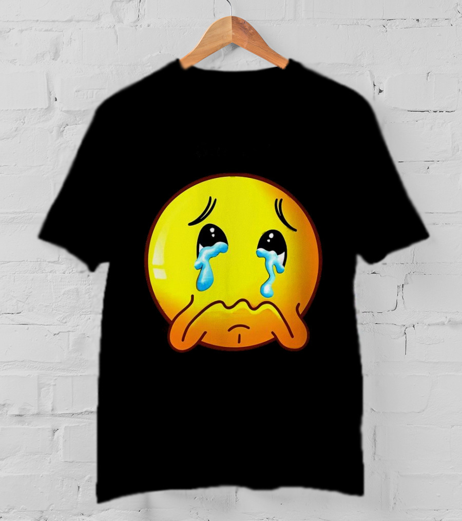 Ginger Sad Crying Emoji T-Shirt