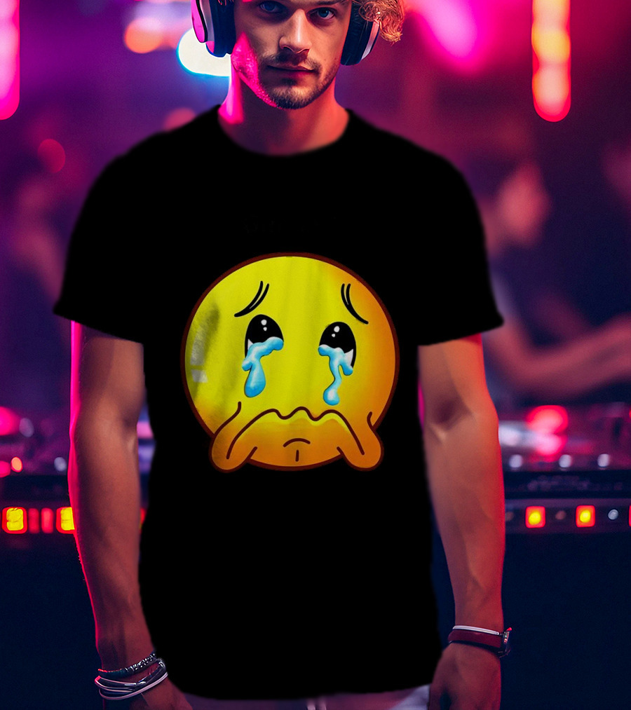 Ginger Sad Crying Emoji T-Shirt