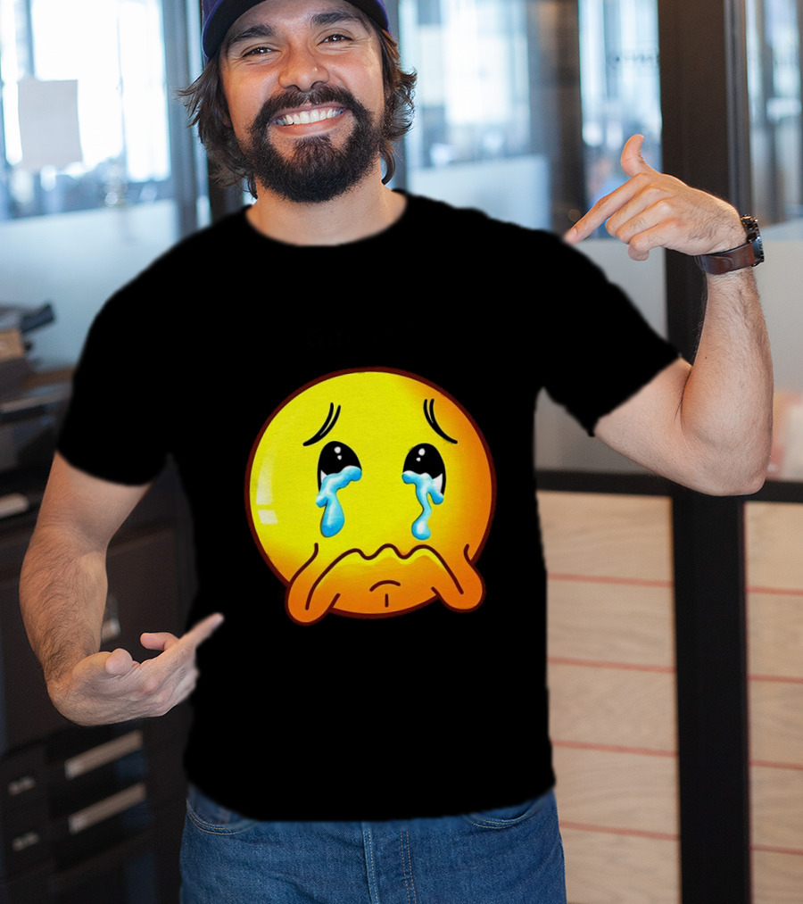 Ginger Sad Crying Emoji T-Shirt