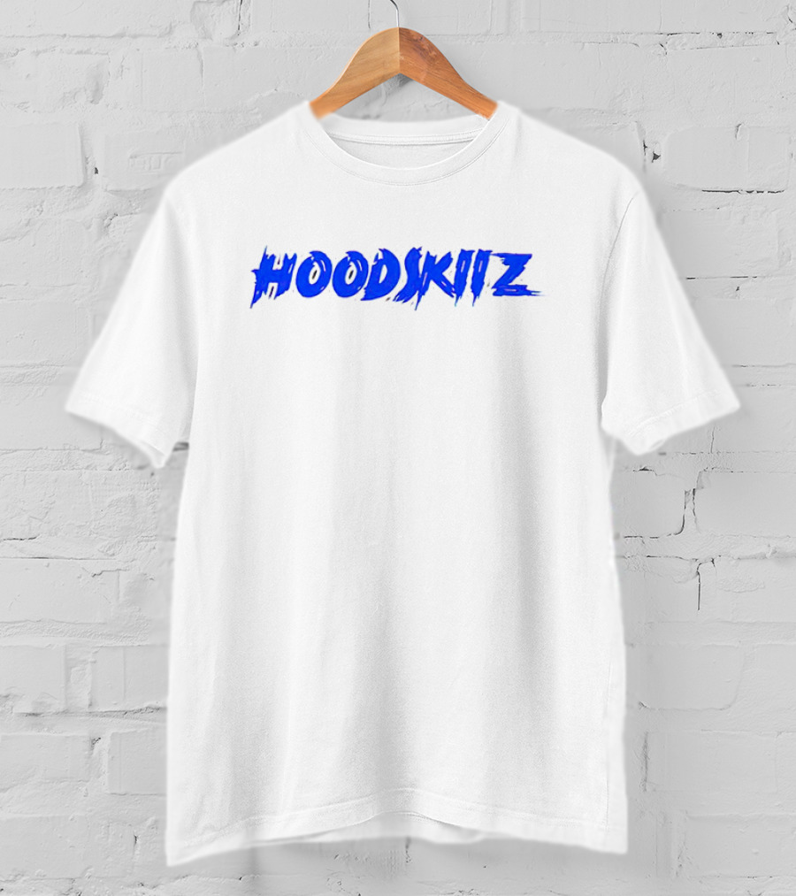 HOODSKIIZ Blue Bold Branding T-Shirt