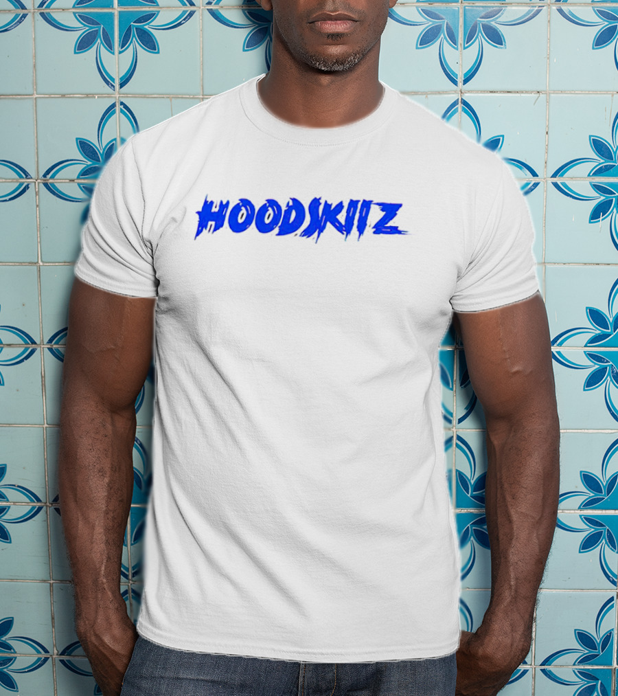 HOODSKIIZ Blue Bold Branding T-Shirt
