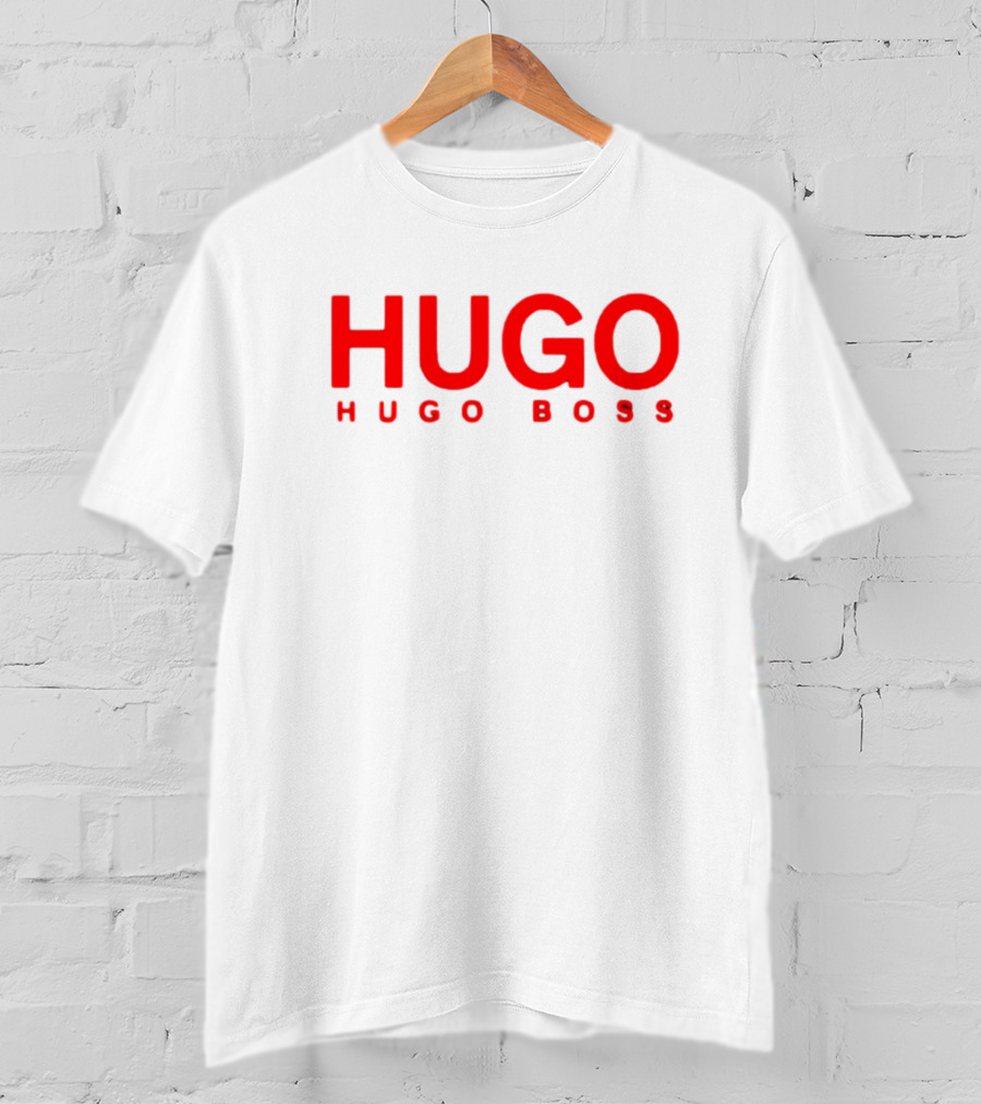 HUGO BOSS Hugo Red Text T-Shirt