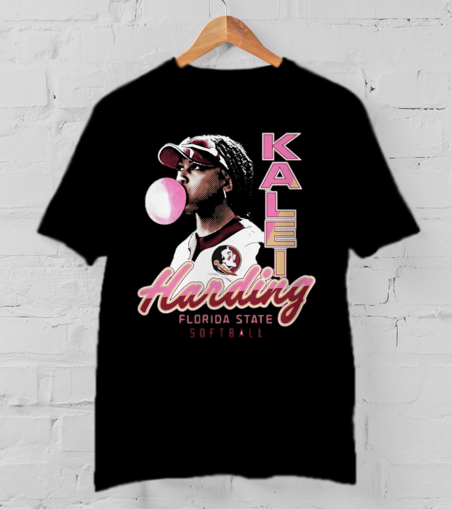 Kalei Harding Florida State Softball Bubblegum Pop T-Shirt