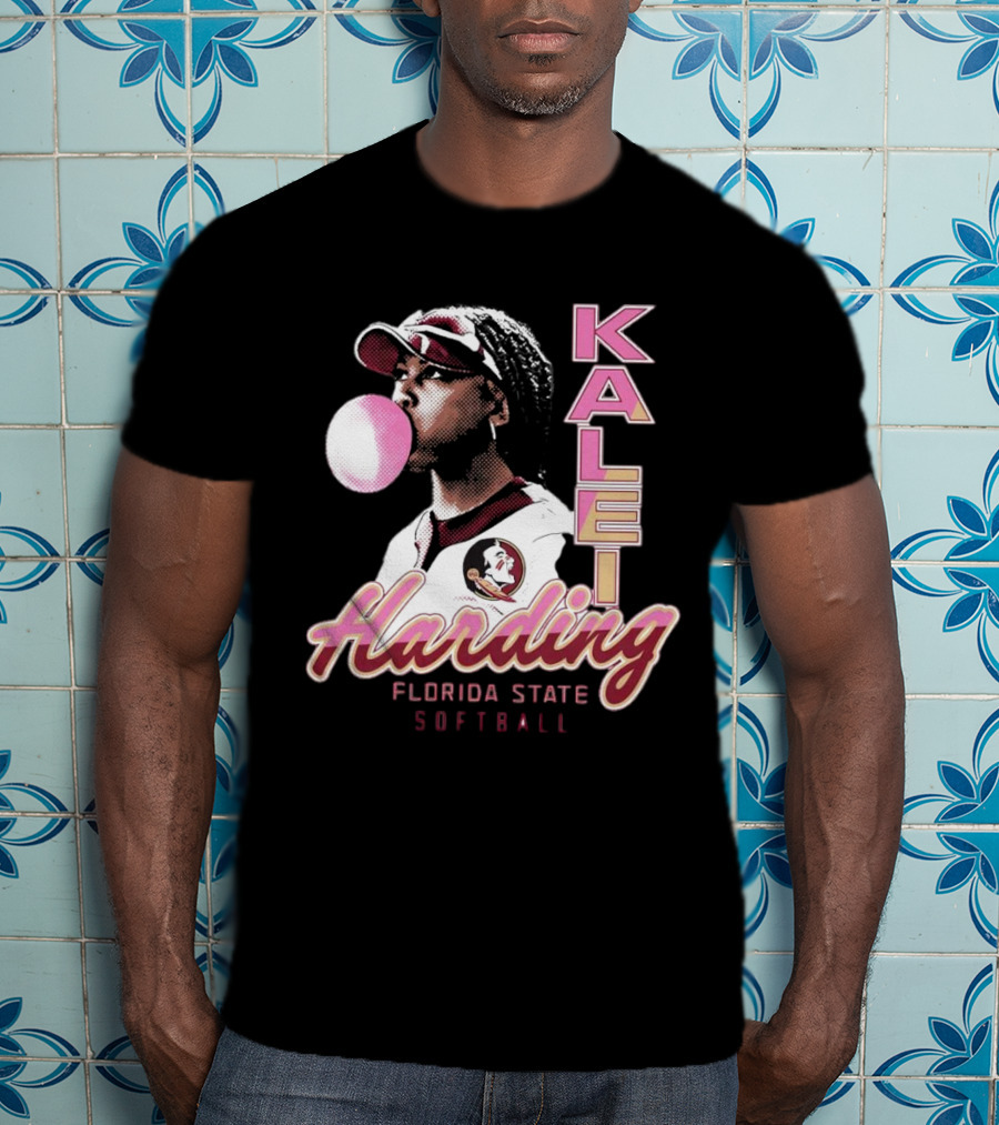Kalei Harding Florida State Softball Bubblegum Pop T-Shirt