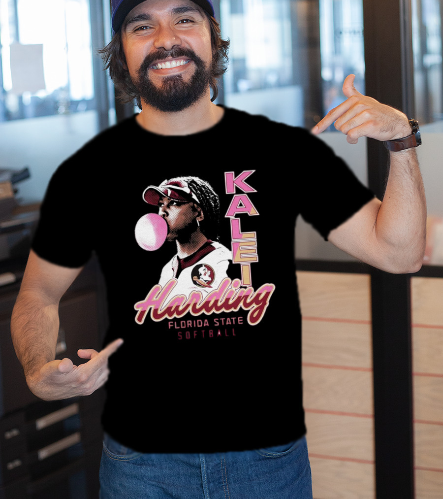 Kalei Harding Florida State Softball Bubblegum Pop T-Shirt