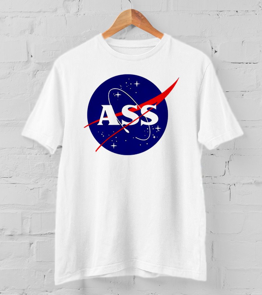Nasa Ass Logo Space T-Shirt