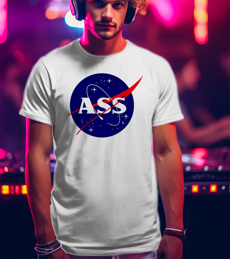 Nasa Ass Logo Space T-Shirt