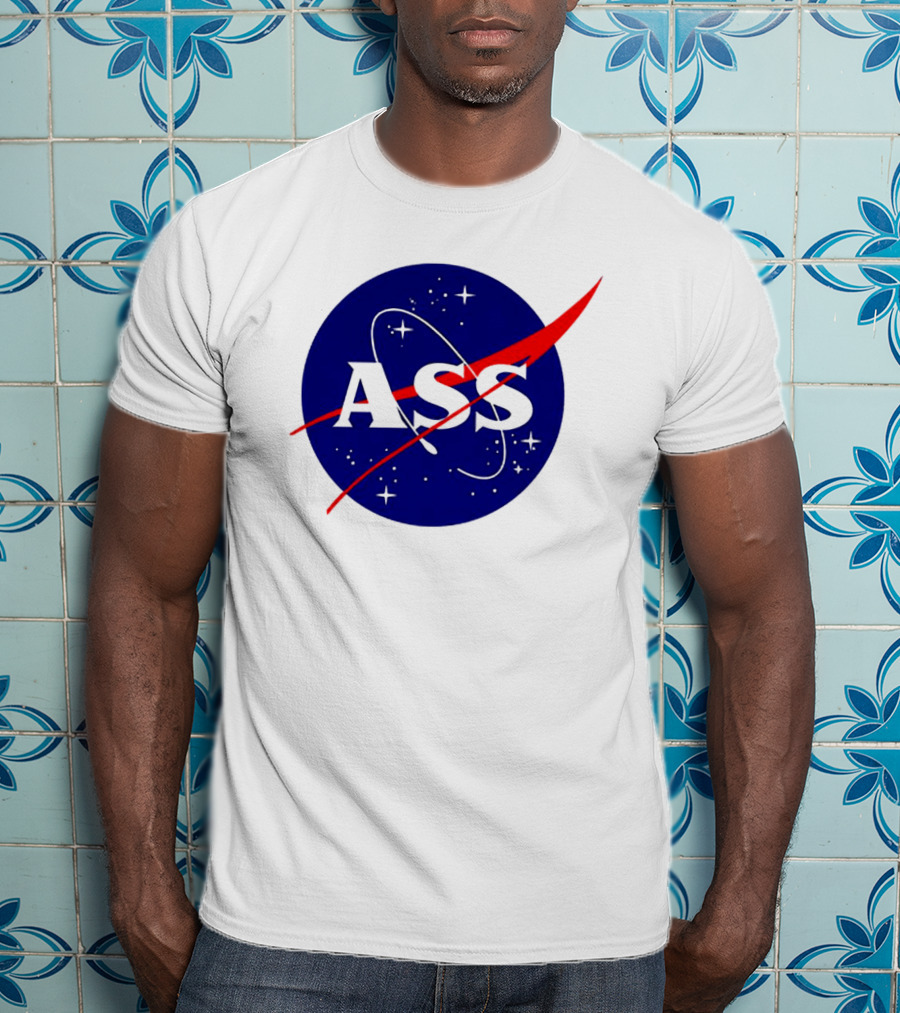 Nasa Ass Logo Space T-Shirt