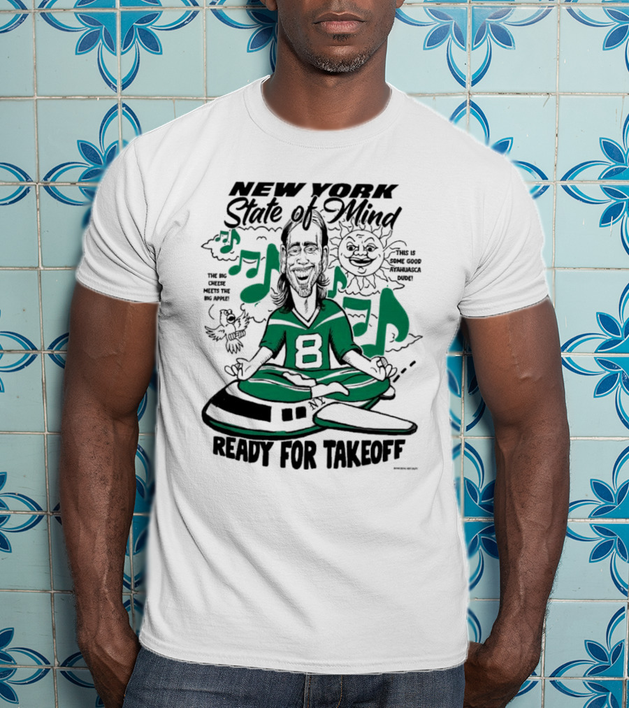New York State Of Mind Jet 8 Ready For Takeoff Big Apple T-Shirt
