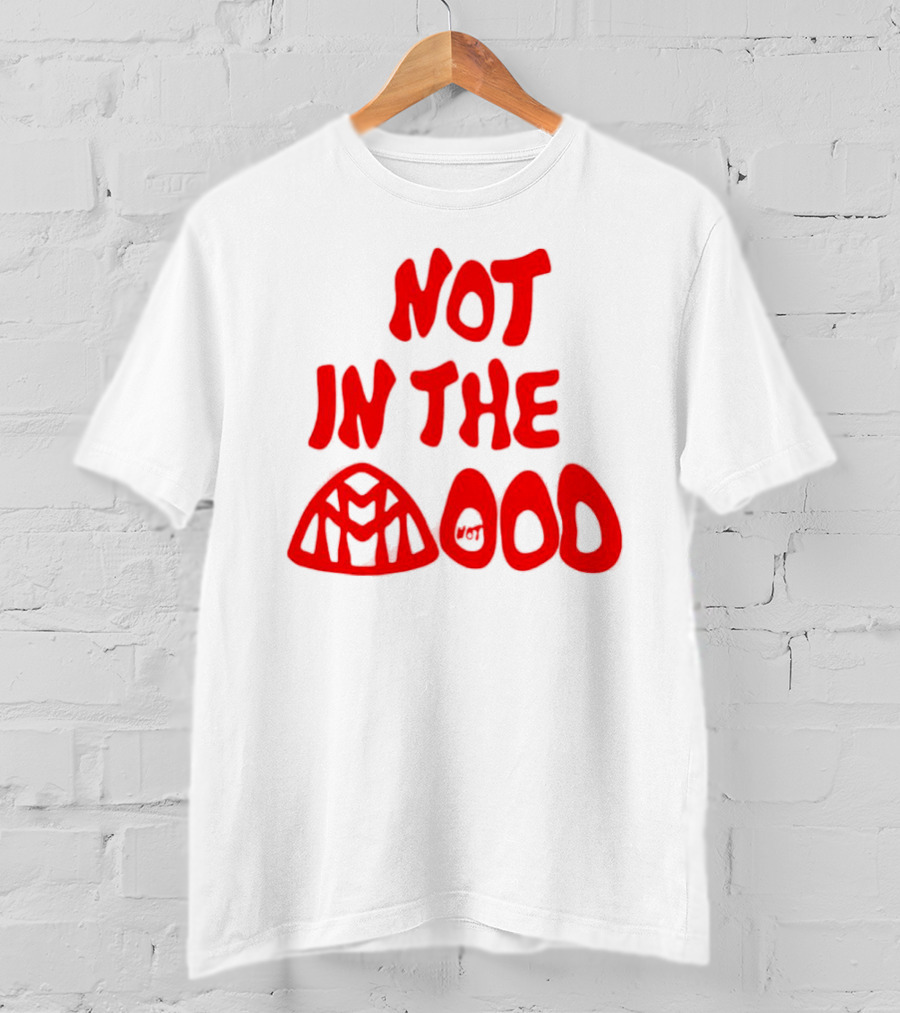 NOT IN THE MOOD Spider-Man Venom Not Mood Balloon Faces T-Shirt