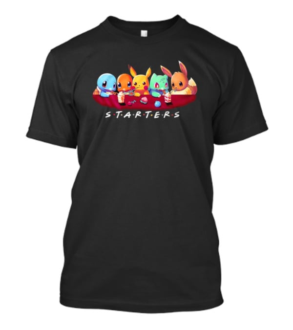 Pokemon Starters S T A R T E R S Friends T-Shirt