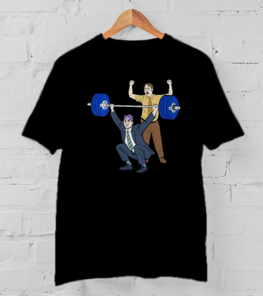 Prison Mike Weightlifting Powerlift With Assistant Gym Coach T-Shirt