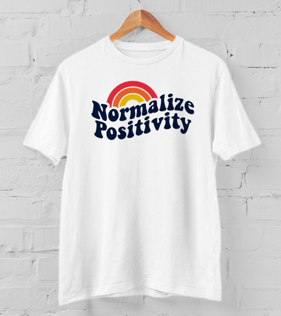 Normalize Positivity Rainbow Bright T-Shirt