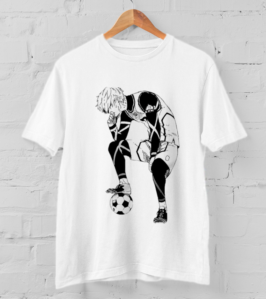 Seishiro Nagi Blue Lock Soccer Manga Character Pose T-Shirt