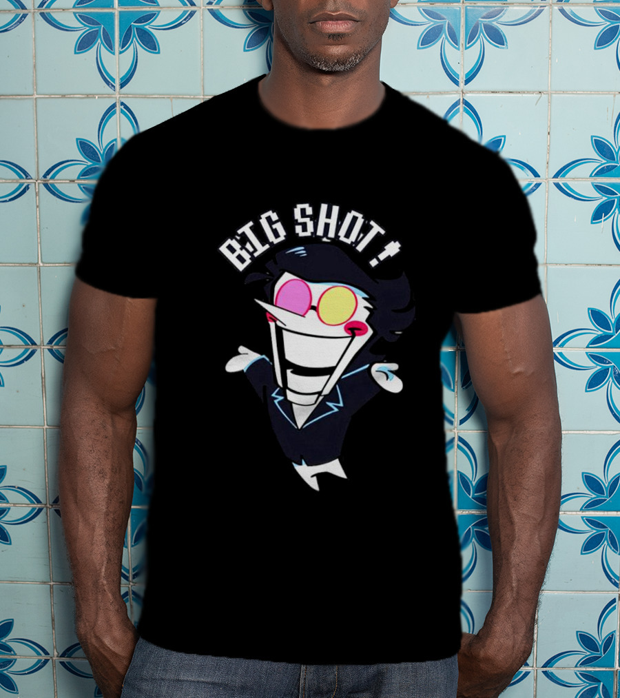 Spamton Big Shot Character With Bold Retro Sunglasses T-Shirt