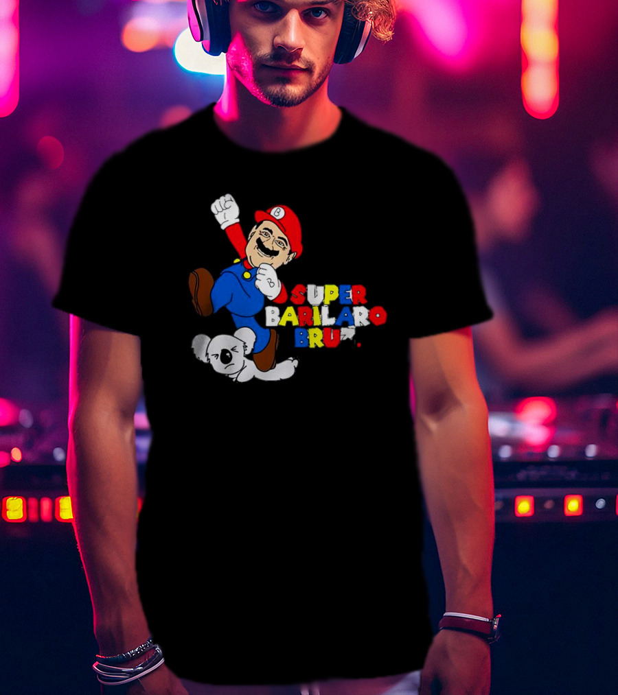 Super Barilaro Bruz Mario Parody Koala T-Shirt