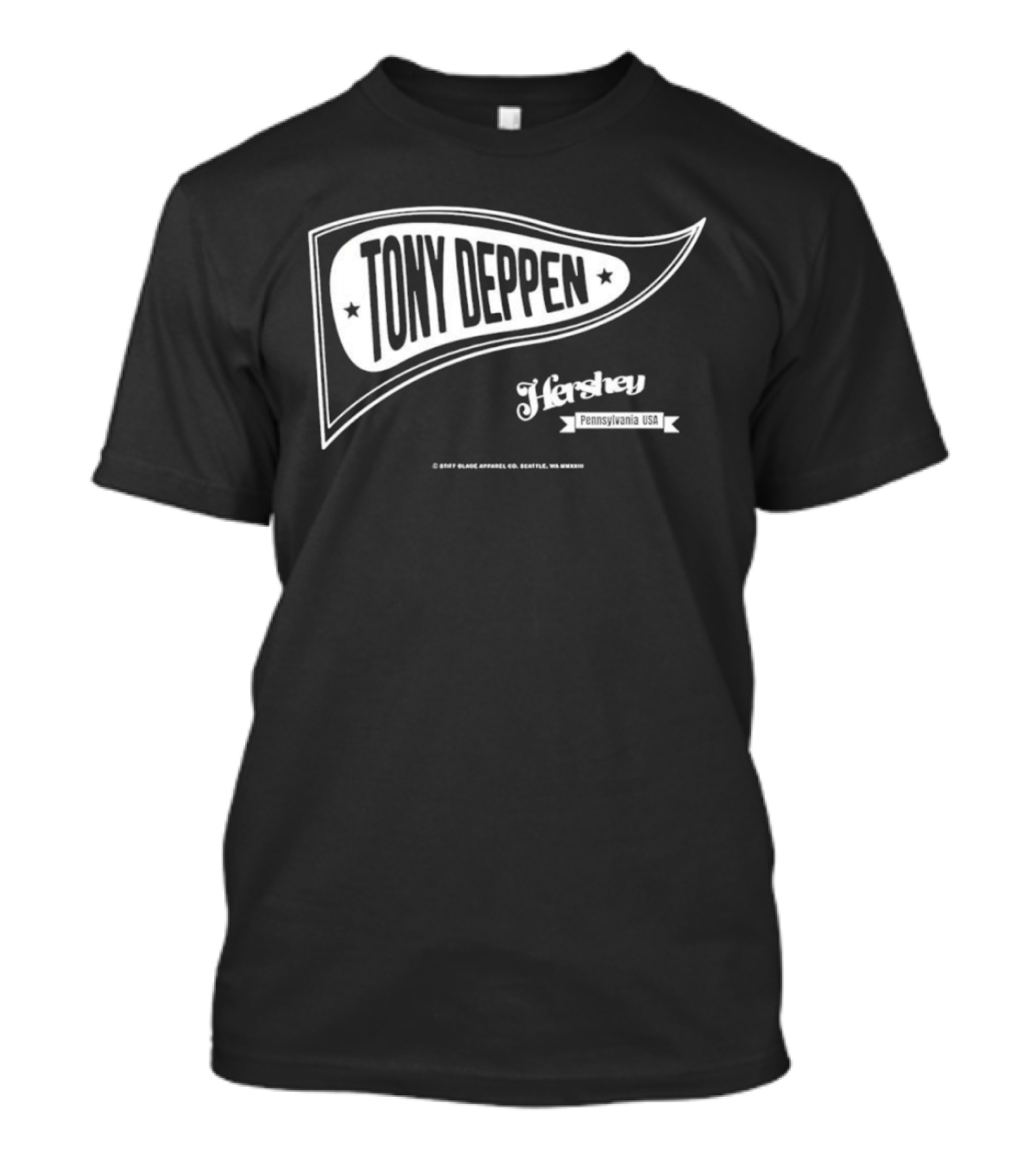 Tony Deppen Hershey Pennsylvania USA Pennant T-Shirt