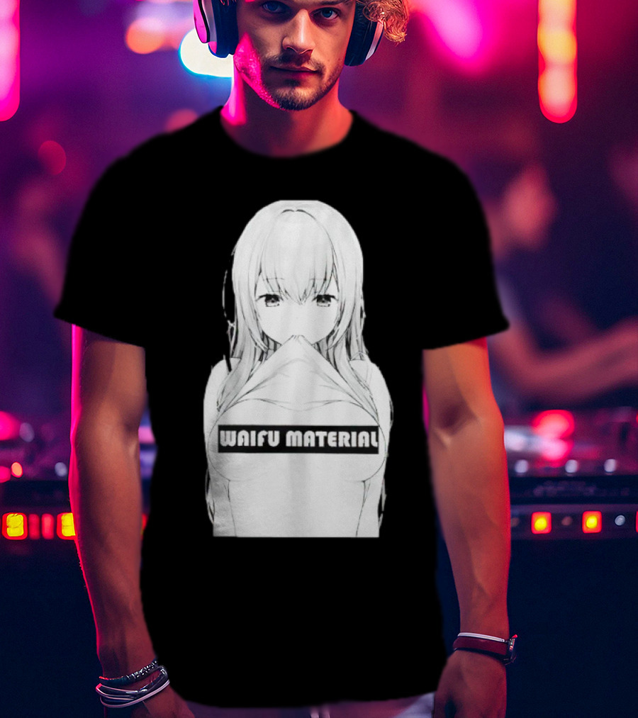 Waifu Material Anime Girl Manga T-Shirt