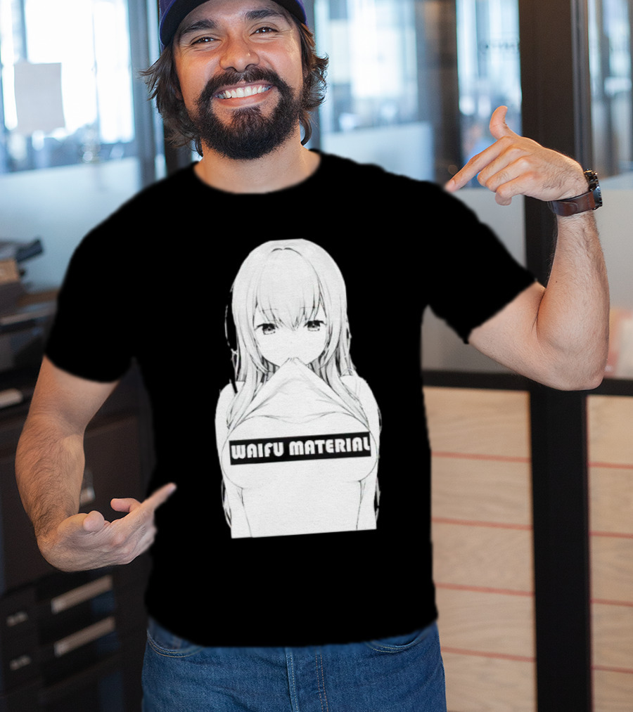 Waifu Material Anime Girl Manga T-Shirt