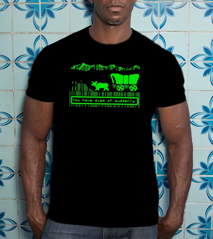 You Have Died Of Suddenly Retro Video Game Wagon T-Shirt