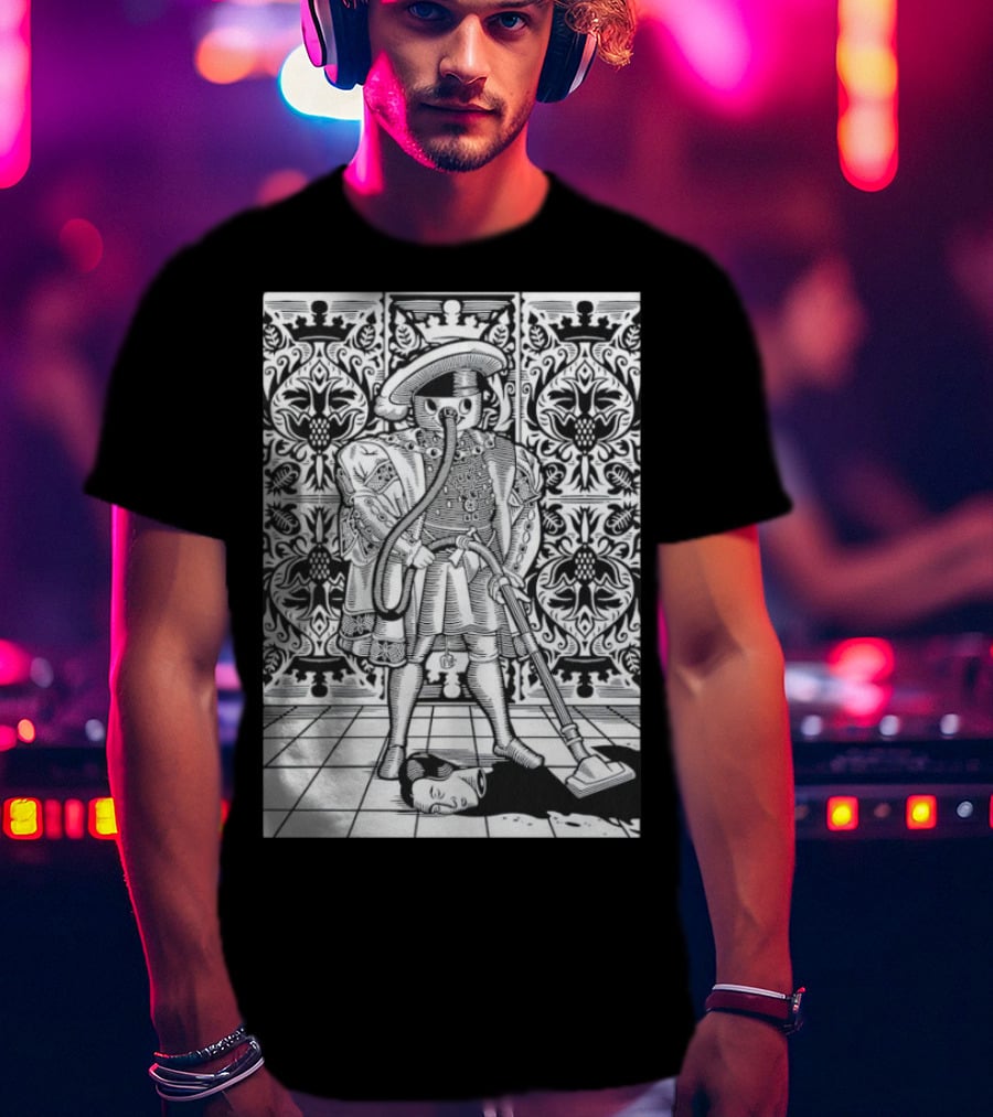 King Henry Vacuum Renaissance Robot T-Shirt