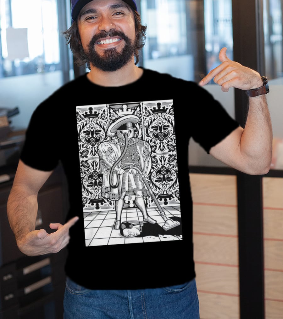 King Henry Vacuum Renaissance Robot T-Shirt