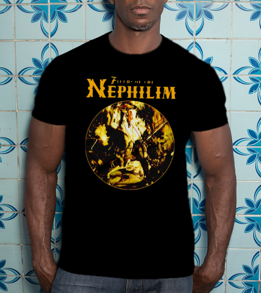 Fields Of The Nephilim Elizium Abstract Circle T-Shirt