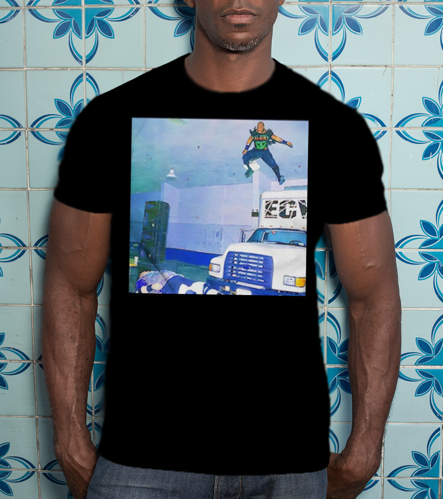 Jerome Young New Jack Flying ECW Truck Arena Scene T-Shirt