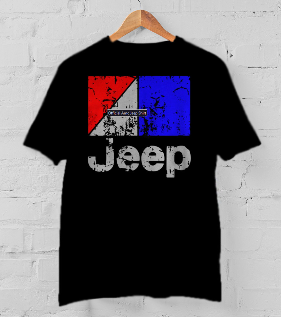 AMC Jeep Red Blue T-Shirt