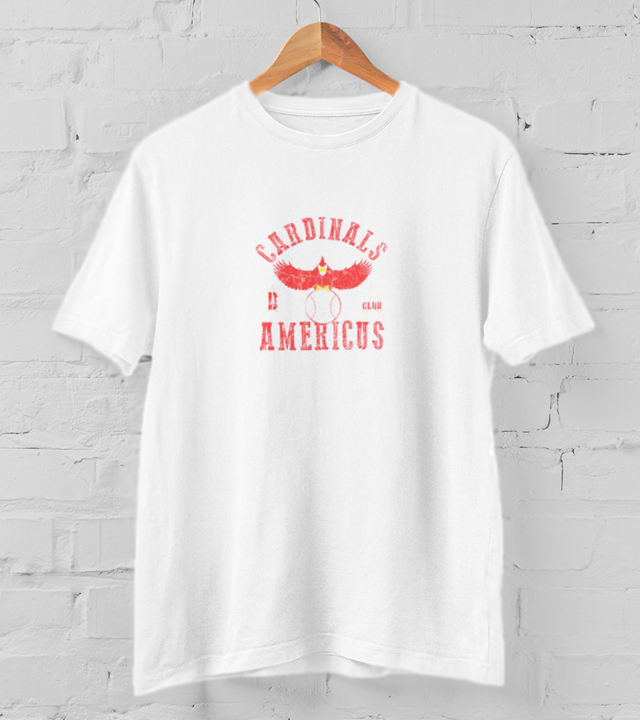 Cardinals 1935-1938 Class A Ball Club Americus Georgia Florida League T-Shirt