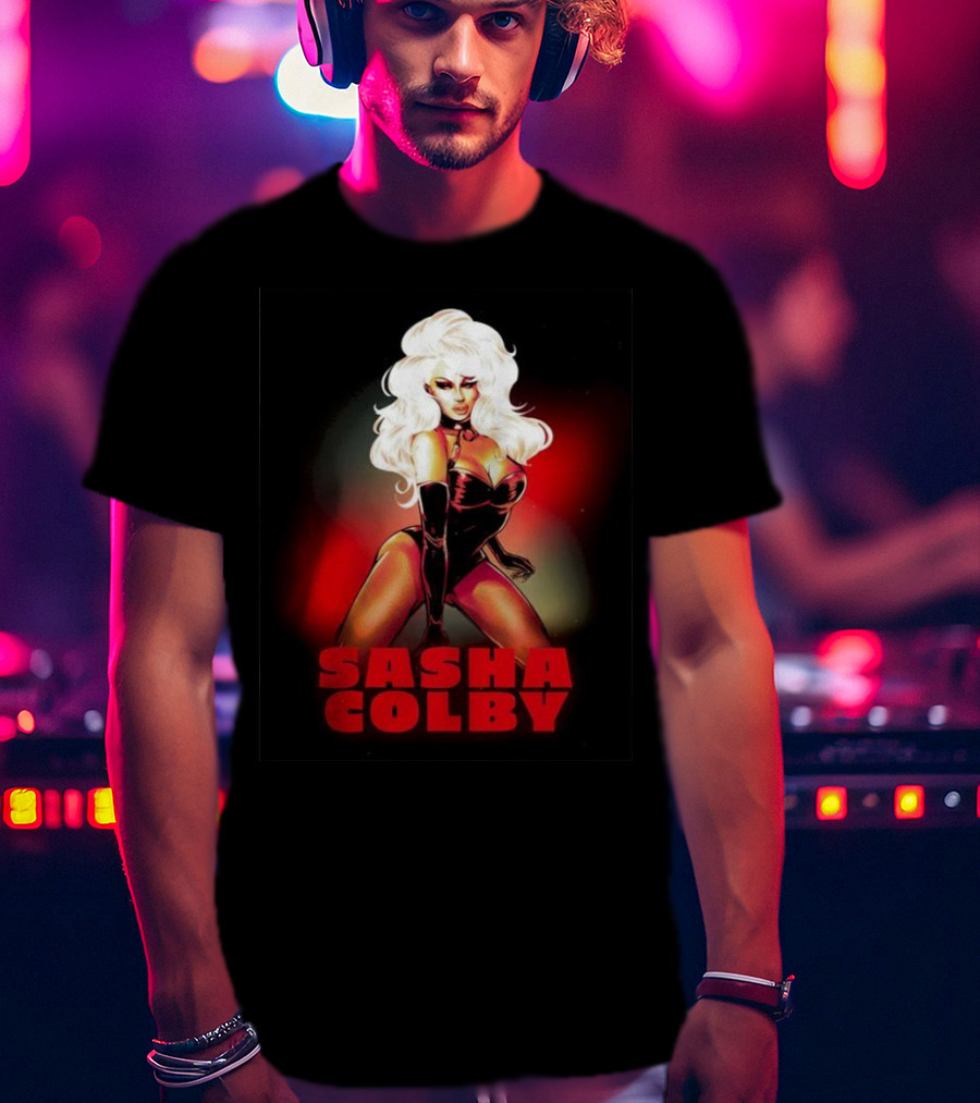 Sasha Colby Retro Pin-Up T-Shirt