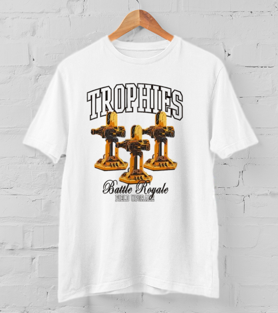 Trophies Battle Royale Field Upgrade Automated Turret Trio T-Shirt