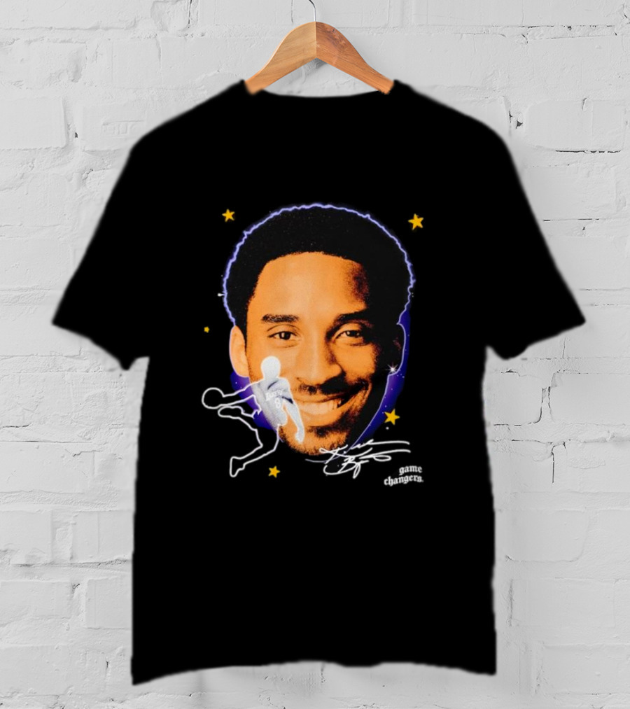 Kobe Bryant Game Changers Starry Big Face T-Shirt