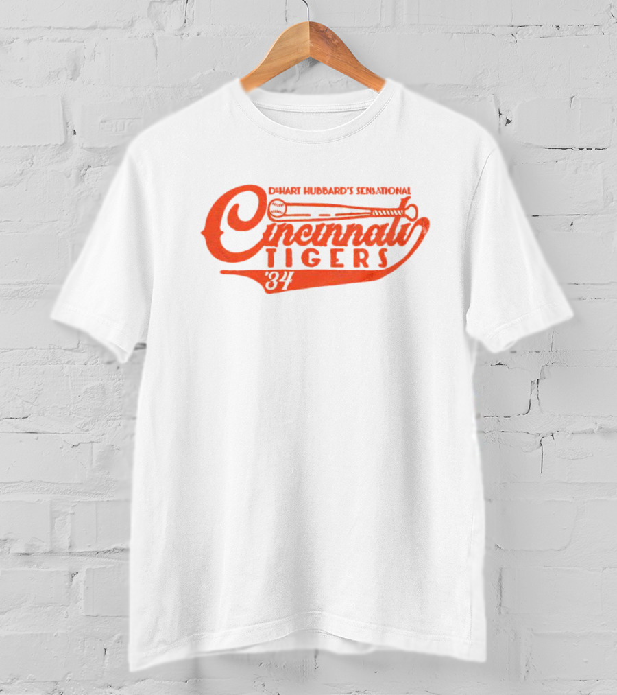 Cincinnati Tigers DeHart Hubbard's Sensational '34 T-Shirt
