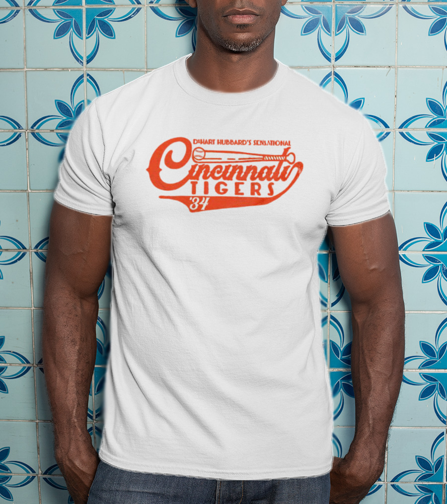 Cincinnati Tigers DeHart Hubbard's Sensational '34 T-Shirt