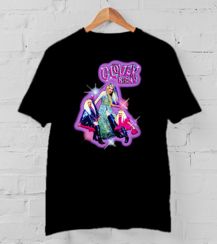 Clover Bish Clover Dollz Shine Glam Trio T-Shirt