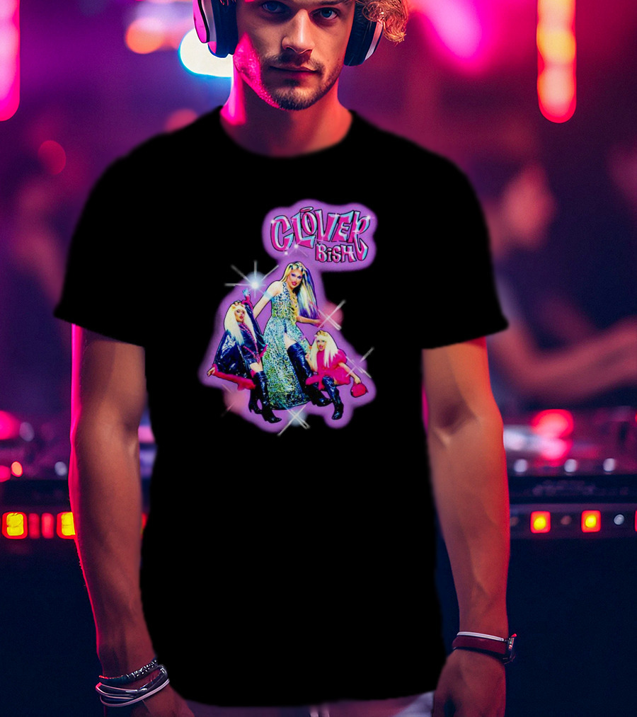 Clover Bish Clover Dollz Shine Glam Trio T-Shirt