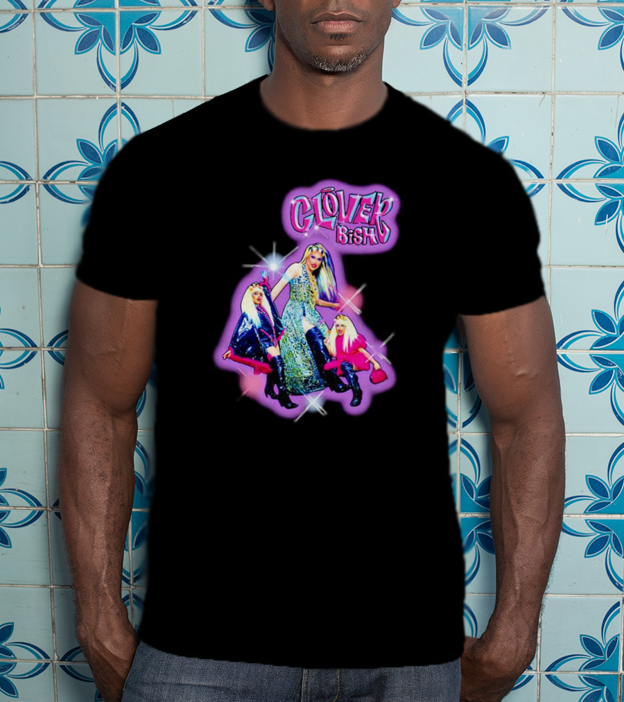 Clover Bish Clover Dollz Shine Glam Trio T-Shirt