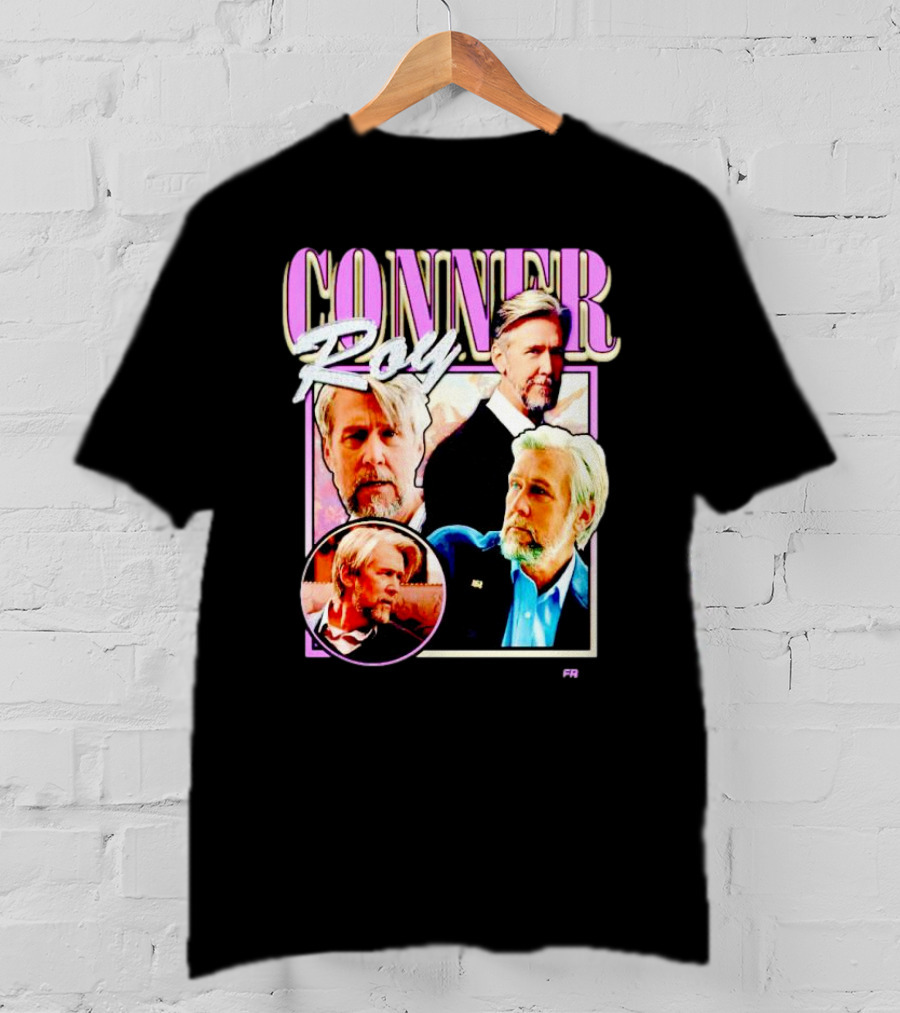 Connor Roy Retro Style Portrait Compilation T-Shirt