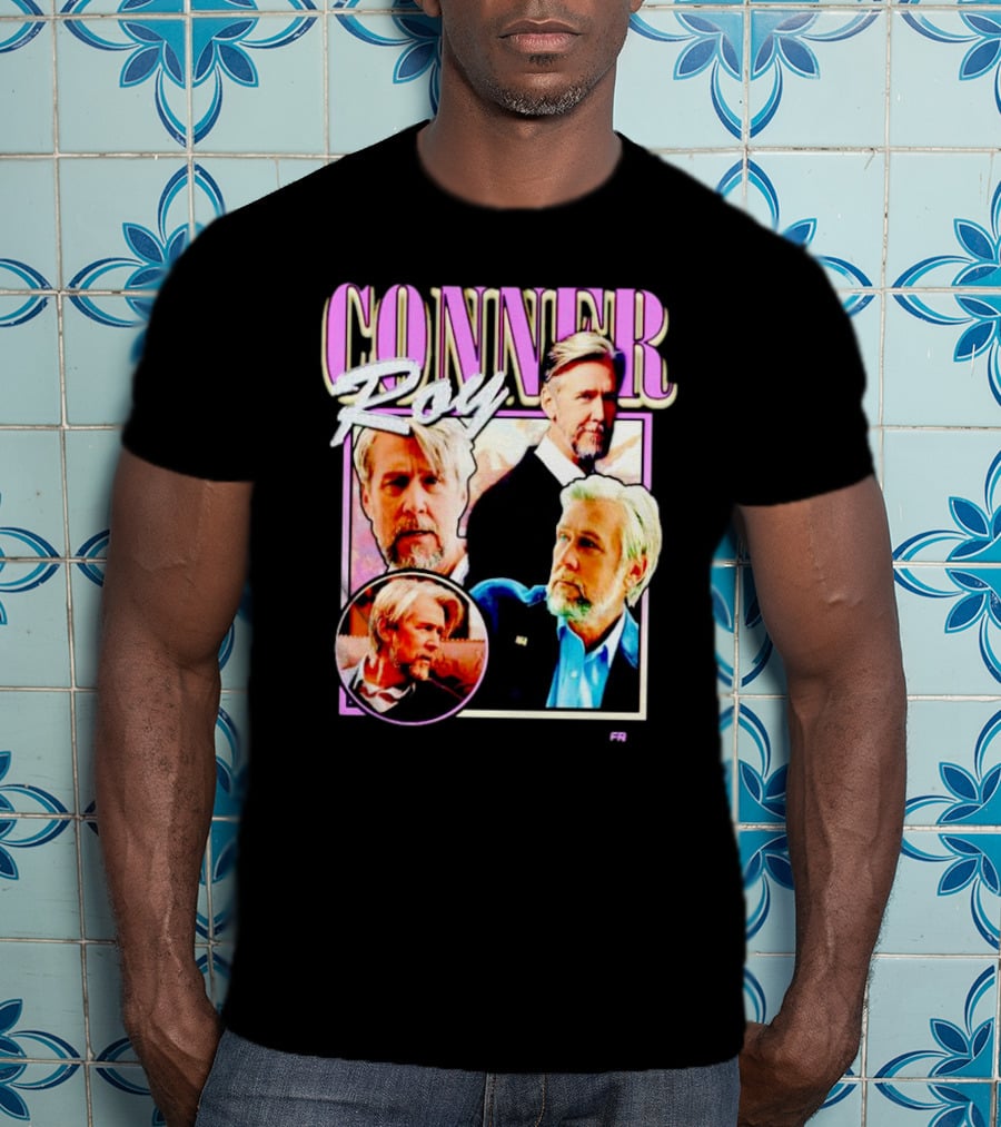 Connor Roy Retro Style Portrait Compilation T-Shirt