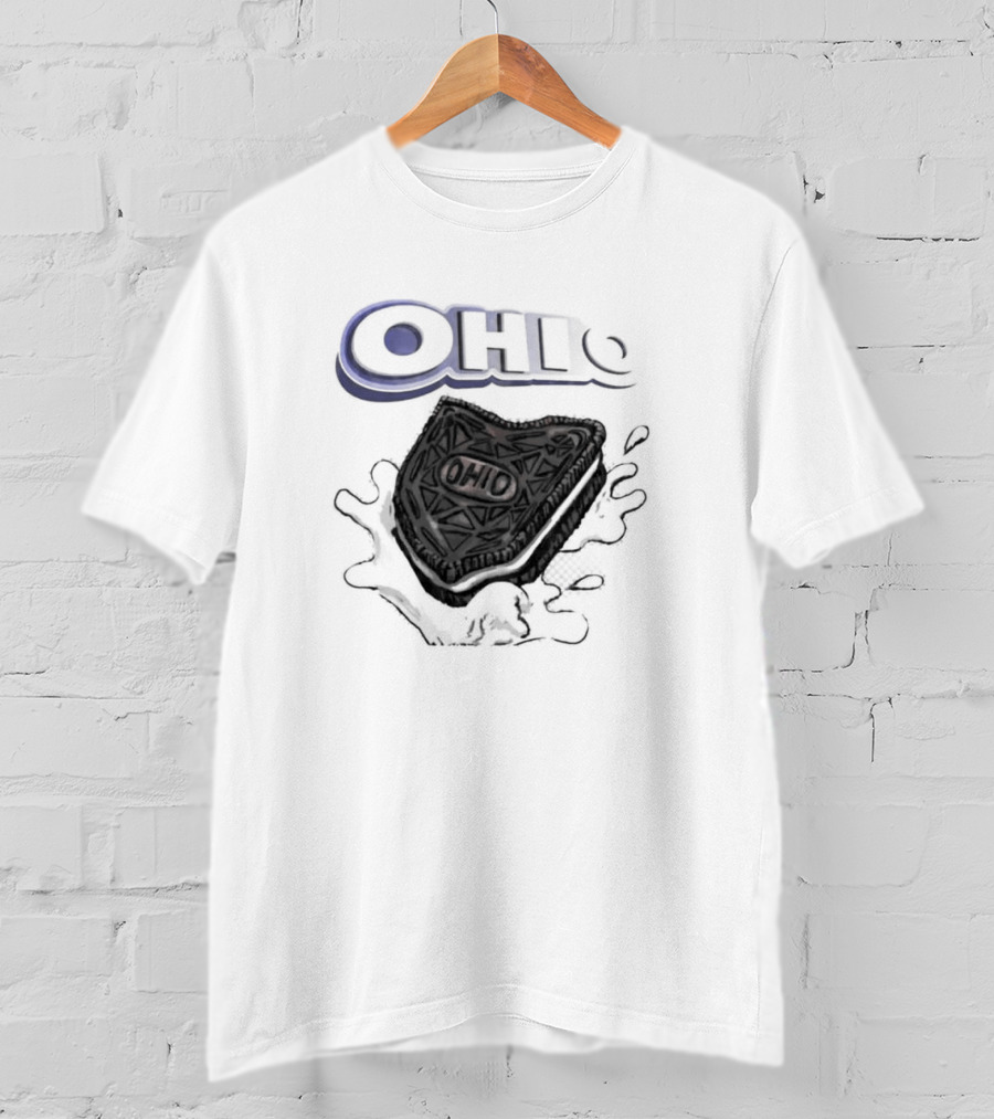 OHIO Cookie Milk Splash T-Shirt
